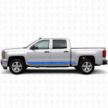 Bandes vinyles topographiques pour porte et panneau bas de caisse pour Chevrolet Silverado 1500 K2XX 2014-2019_5