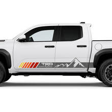 TRD Heritage Retro Mountains Side Rocker Panneer Stickers Stickers for Toyota Tacoma
 2