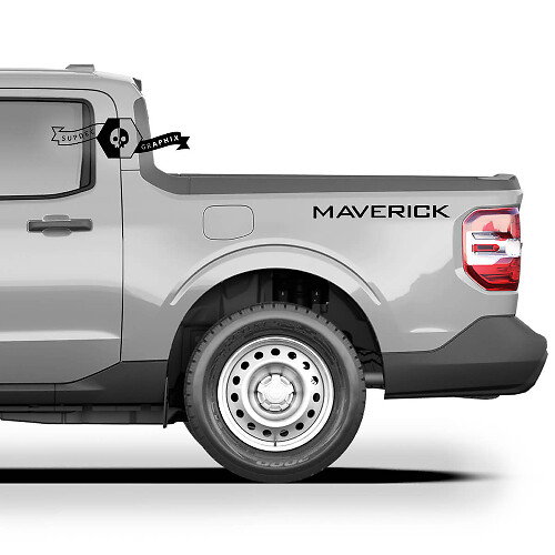 Paire FORD MAVERICK 2022 Graphiques Autocollants Décalcomanies Autocollants Décalcomanies Côté Benne Camion
