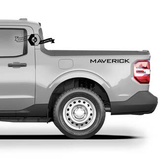 Paire FORD MAVERICK 2022 Graphics Stickers Stickers Bed Side Stickers Stickers Camion

