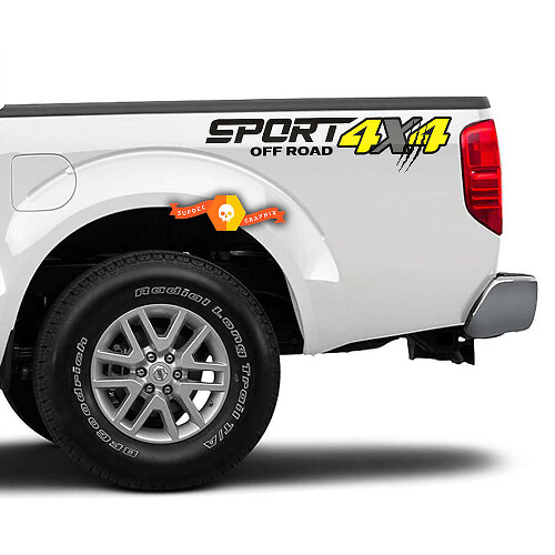 Autocollant en vinyle 4X4 Off Road Sport pour benne Nissan Frontier