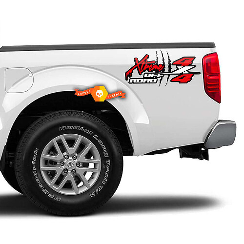 Autocollant en vinyle extrême 4X4 tout-terrain pour bas de caisse Nissan Frontier