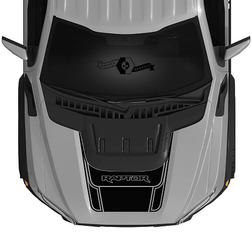 Autocollant Vinyle Bande Capot Style SVT pour Musclecar F-150 2022+
