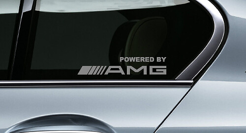 Autocollants Vinyle pour Vitres Style AMG pour Mercedes-Benz