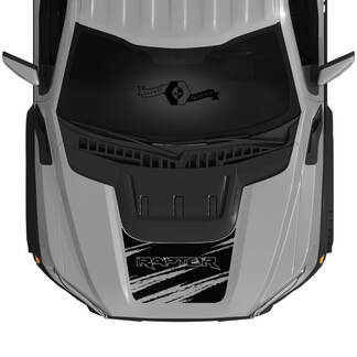 Nouveau Ford Raptor 2023 Scoop détruit F150 SVT capot vinyle décalcomanie graphique vinyle autocollants kit bande 2022+
