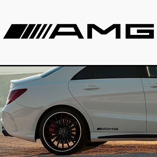 Autocollant vinyle kit bas de caisse Style AMG pour Mercedes-Benz
