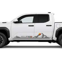 TRD Heritage Sunset Retro Mountains Side Rocker Panneer Stickers Stickers for Toyota Tacoma
 2