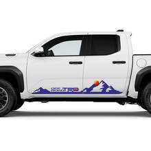 TRD Heritage Sunset Retro Mountains Side Rocker Panneer Stickers Stickers for Toyota Tacoma
 3
