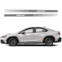 Paire une jupe latérale du panneau de bascule en vinyle Stripe Stripe Racing Vinyl Decal Sticker Fit Suba WRX Impreza
 2