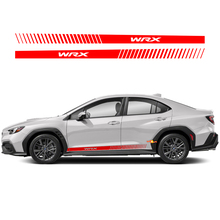 Paire une jupe latérale du panneau de bascule en vinyle Stripe Stripe Racing Vinyl Decal Sticker Fit Suba WRX Impreza
 3