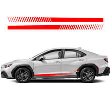 Kit d'autocollants en vinyle style course pour bas de caisse Subaru WRX Impreza_3