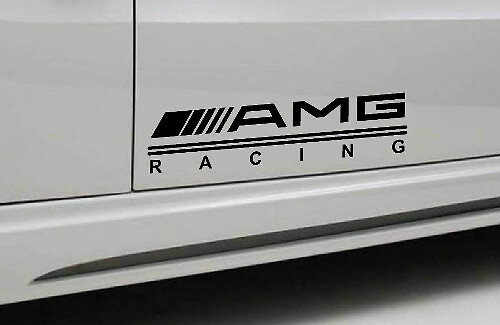 Autocollant vinyle de porte AMG Racing pour Mercedes-Benz