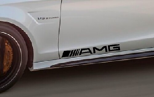 Autocollant en vinyle logo AMG pour porte Mercedes-Benz Classe CLS