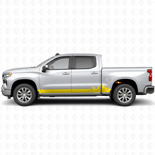 Bandes Vinyles Montagne pour Portière et Bas de Caisse pour Chevrolet Silverado 1500 T1XX 2019-2026_3
