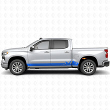 Bandes Vinyles Montagne pour Portière et Bas de Caisse pour Chevrolet Silverado 1500 T1XX 2019-2026_5