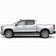 Bandelettes en vinyle pour porte et bas de caisse Alpine Ridge pour Chevrolet Silverado 1500 T1XX 2019-2026_2