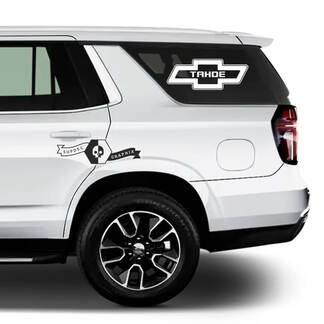 2X 2020 2021 2022 2023 + graphiques Chevrolet Tahoe Logo vinyle autocollant autocollant en vinyle
