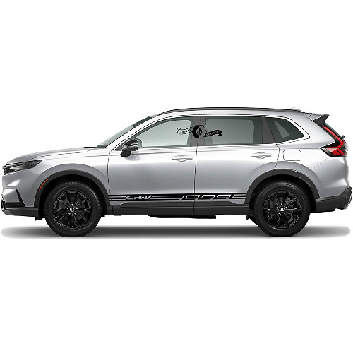 Autocollant vinyle à bandes de bas de caisse de marque pour Honda CR-V 2020-2023