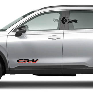 Paire Honda CR-V 2020 2021 2022 2023 côté 2 couleurs nouveau vinyle autocollant graphique
