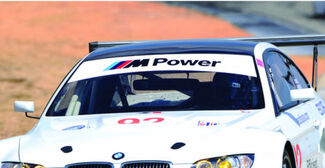 Autocollant BMW M M3 M5 M6 Power Motorsport E36 E39 E46 E63 E90
