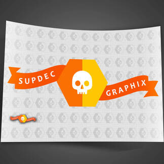 SupDec GraphiX logo n'importe quelle taille sticker autocollant
