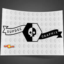 SupDec GraphiX logo n'importe quelle taille sticker autocollant
 2