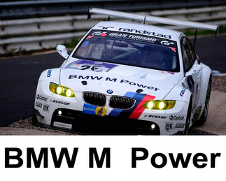 BMW M POWER Capot Décalcomanie Motorsport M3 M5 M6 X5 E30 E36 E46 Vinyle
