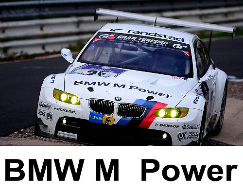 Autocollant Vinyle Capot Motorsport BMW M Power pour BMW