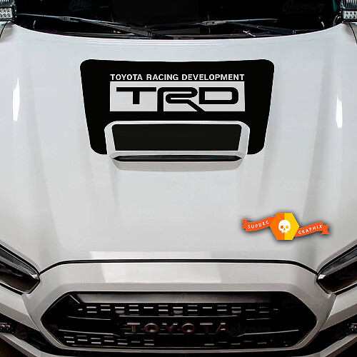 Autocollant graphique pour écope de capot TRD Pro Toyota TACOMA 2016-2023

