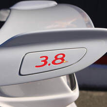 Set d'autocollants en vinyle pour insert d'aileron arrière 3.8 pour Porsche 911 GT3_3