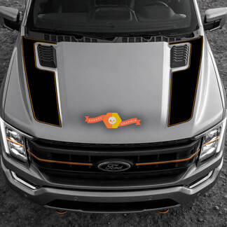 2023 Ford F-150 Tremor Hood Graphics 2022-2023+ Trim Ford Vinyl Decal 2 Couleurs
