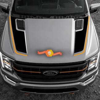 2023 Ford F-150 Tremor Hood Graphics 2022-2023+ Trim Line Ford Vinyl Decals 2 Couleurs
