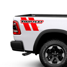 Autocollant Vinyle Personnalisé Double Bande Latérale pour Dodge Ram 1500_2