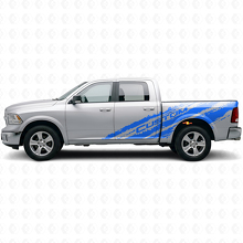 Kit de Autocollants en Vinyle Latéraux Personnalisés Anti-Boue pour Dodge Ram 1500 Rebel_2