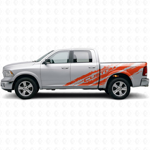 Kit de Autocollants en Vinyle Latéraux Personnalisés Anti-Boue pour Dodge Ram 1500 Rebel_4