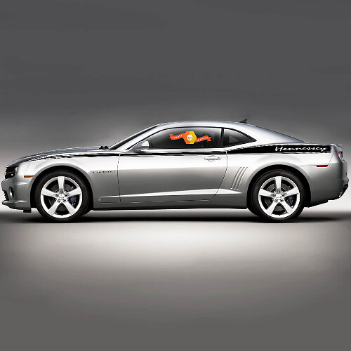 Paire de graphiques latéraux Chevrolet Camaro pour Chevrolet Camaro 2010-2015 Texte personnalisé
