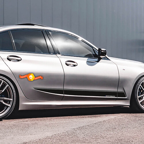 Autocollant Vinyle Latéral M Performance Stripes pour BMW Série 3 G20/G21 2018-présent