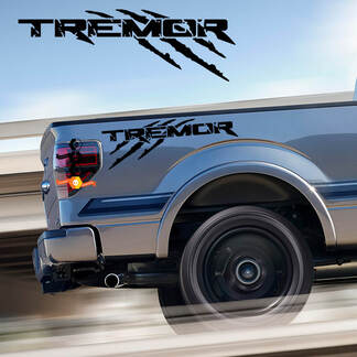 Autocollant pour Ford F-150 Tremor Scratches Raptor Style - Offroad Stickers Truck Bed Side
