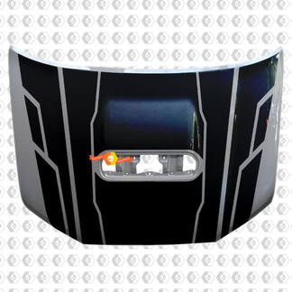 TRD 4Runner Hood Decal avec Scoop Stripes Vinyl Sticker 5th Generation Toyota 4Runner
