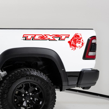 Kit d'autocollants en vinyle TRX Eating Raptor pour tablette de porte Dodge Ram TRX 2023_2