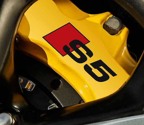 Audi S5 Autocollants d'étrier de frein Autocollants Logo graphique en vinyle Emblème