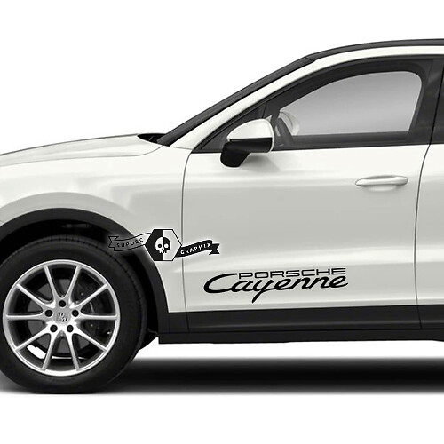 2 Nouveaux Porsche 911 Porsche Carrera Side Line Stripes Doors Kit Sticker Sticker
