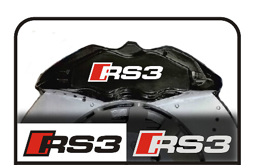 Kit de décalcomanies en vinyle pour étrier de frein RS3 pour Audi