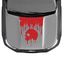 Hood Skull Blood Graphics Vinyl Stickers Decals Fit Suba Forester
 3