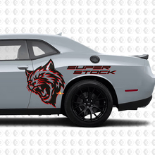 Kit de décalcomanies latérales en vinyle Wildcat Super Stock pour Dodge Challenger ou Charger_2