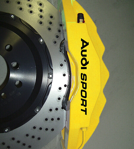 Autocollant Vinyle Décalque d’Étrier de Frein Audi Sport pour Audi TT