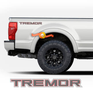 Paire de décalcomanies pour lit de camion Tremor Set Ford Super Duty F250 F150 Autocollants en vinyle comme sur la photo
