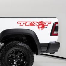 Autocollant vinyle TRX Eating Raptor pour le côté de lit Dodge Ram 1500_3