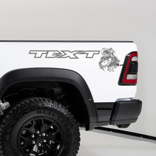 Ensemble d'autocollants en vinyle TRX Eating Raptor pour tablette de porte Dodge Ram 1500 TRX_3