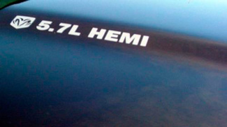 Autocollants pour Dodge HEMI 5,7 litres Ram Truck Racing Hood autocollants